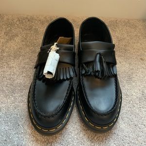 Dr. Marten Adrian Smooth Leather Tassel Loafers